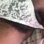 Hairy Pussy in White Pant