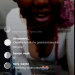 Tswana Girl Boobs on Instagram Live