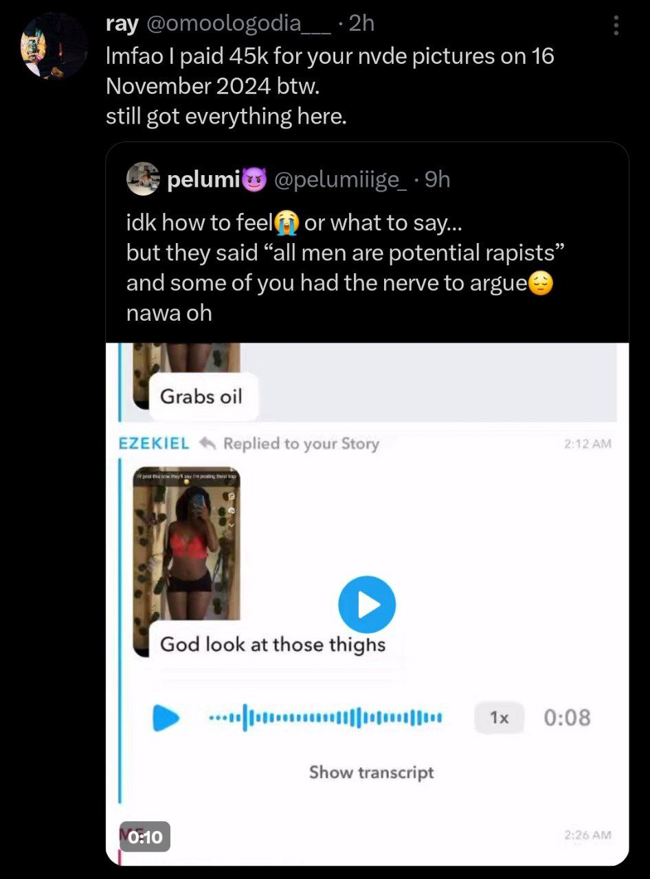 Pelumiige Nude Video Guy Paid 45K for Trending on Twitter