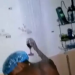 Lesbians in Bathroom