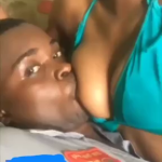 Sucking His Girlfriend Boobs