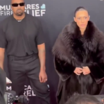 Kanye West and Bianca Censori at the Grammys