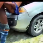 Hot Fuck on Car