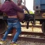 Lovers Fucking at Train Station